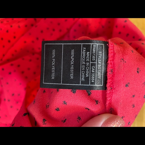 Red and black romper - Picture 9 of 10